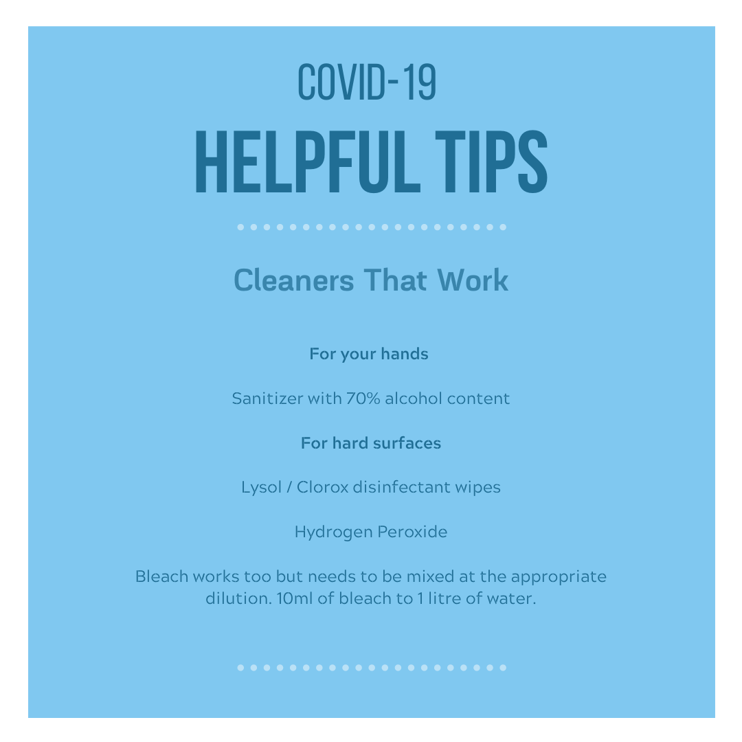 3 helpful tips cleaners